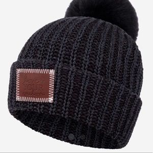 Love Your Melon Smoke Pom Beanie